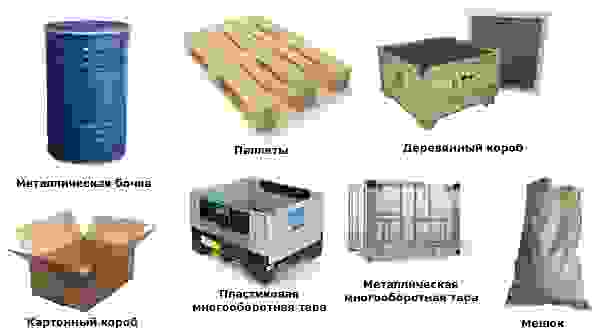Тара для перевозки грузов в юбилейном